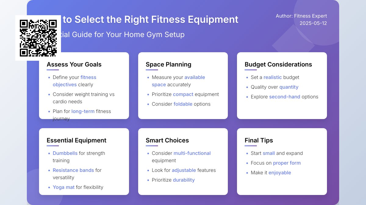 The Ultimate Guide to Choosing the Best Fitness Equipment for Your Home Gym The Ultimate Guide to Choosing the Best Fitness Equipment for Your Home Gym