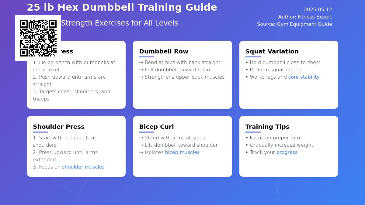 Maximize Your Workouts: The Benefits of Using a 25 lb Hex Dumbbell Maximize Your Workouts: The Benefits of Using a 25 lb Hex Dumbbell