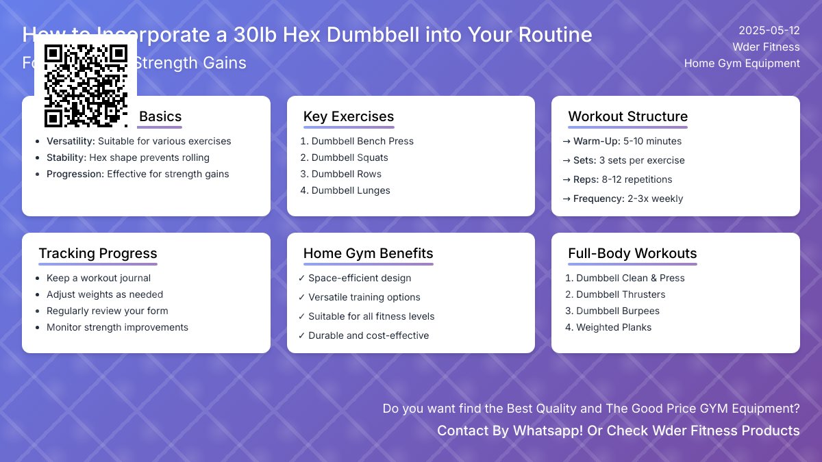 Maximize Your Workouts: The Benefits of Using a 30lb Hex Dumbbell