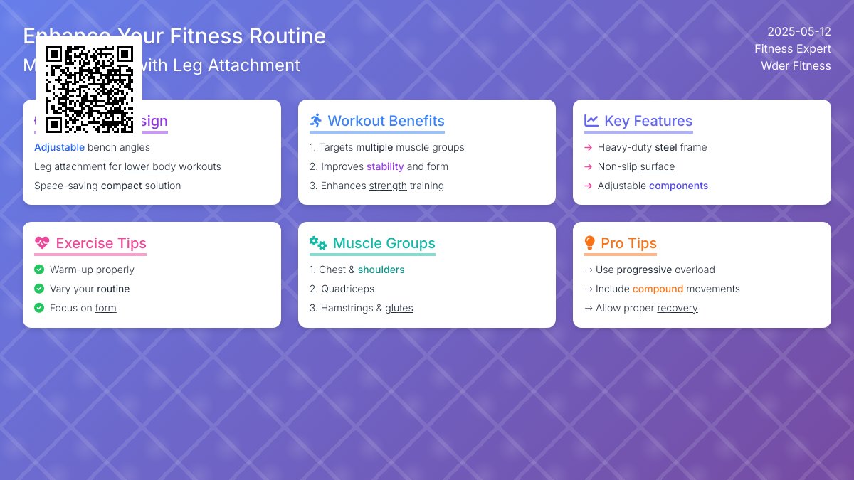 Maximize Your Workouts: The Ultimate Guide to Matrix Bench with Leg Attachment Maximize Your Workouts: The Ultimate Guide to Matrix Bench with Leg Attachment