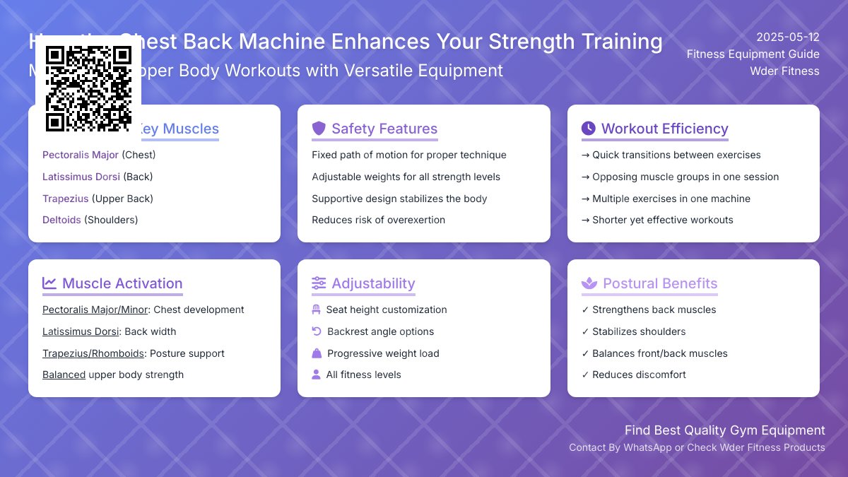 Maximizing Your Workout: The Benefits of Using a Chest Back Machine