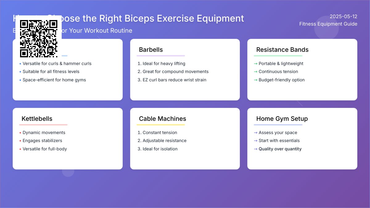 Essential Biceps Exercise Equipment: Maximize Your Gains at Home and in the Gym
