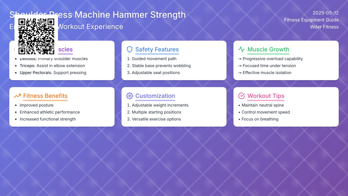 Maximizing Strength: The Benefits of the Hammer Strength Shoulder Press Machine Maximizing Strength: The Benefits of the Hammer Strength Shoulder Press Machine