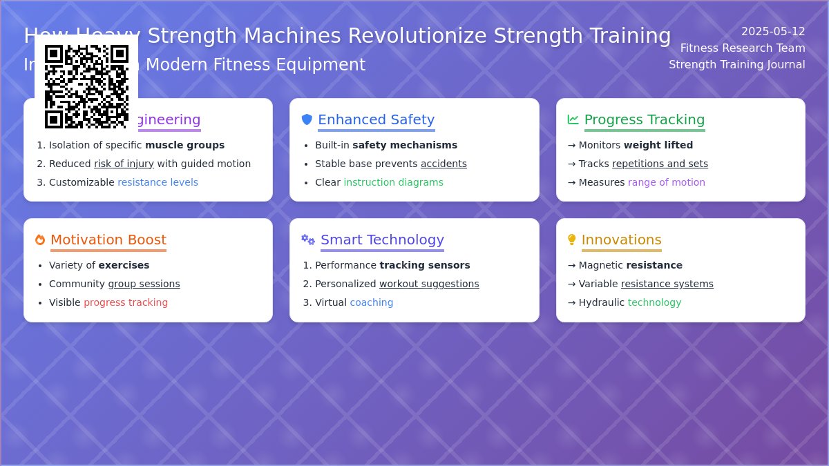 Exploring the Benefits and Innovations of Heavy Strength Machines in Modern Training Exploring the Benefits and Innovations of Heavy Strength Machines in Modern Training