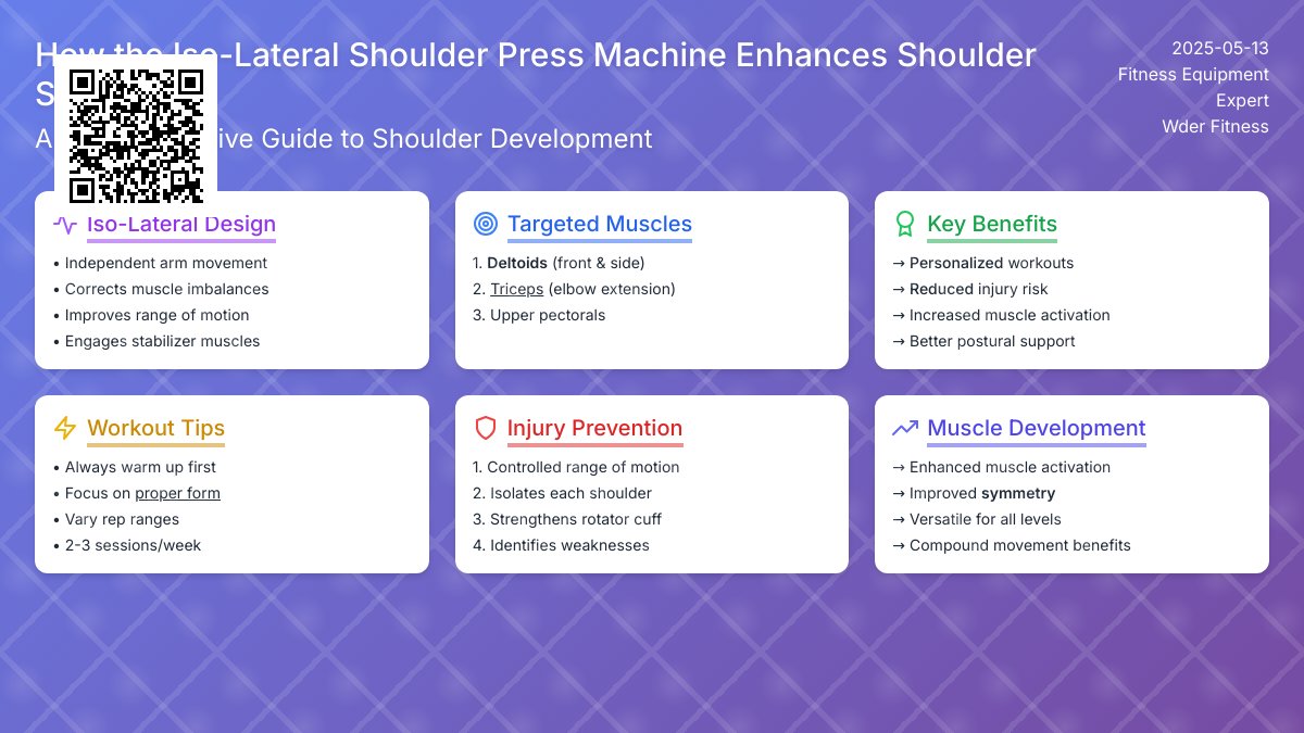 Maximize Your Gains: The Benefits of the Iso-Lateral Shoulder Press Machine Maximize Your Gains: The Benefits of the Iso-Lateral Shoulder Press Machine