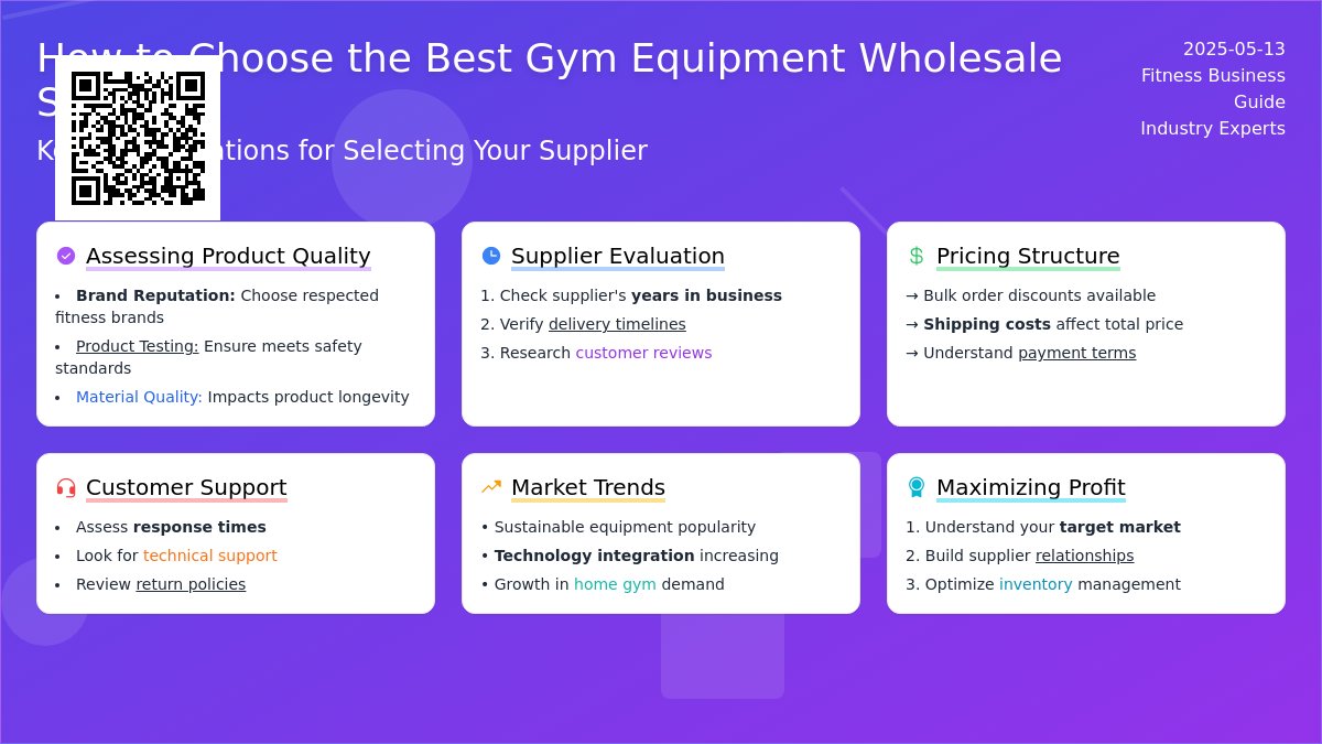 Maximizing Profit: A Comprehensive Guide to Gym Equipment Wholesale Opportunities