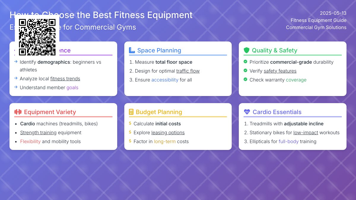 Essential Fitness Equipment for Commercial Gyms: A Comprehensive Guide