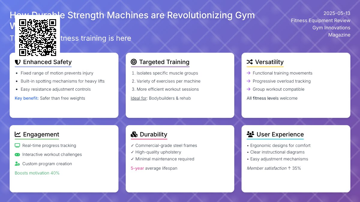 Unleashing Potential: The Rise of Durable Strength Machines in Modern Gyms Unleashing Potential: The Rise of Durable Strength Machines in Modern Gyms