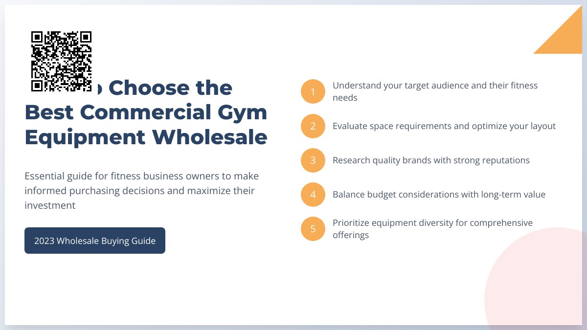 Unlocking Profits: A Comprehensive Guide to Commercial Gym Equipment Wholesale