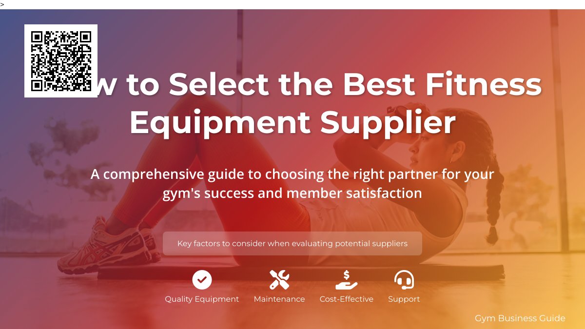 Essential Guide to Choosing the Right Fitness Equipment Supplier for Your Gym Essential Guide to Choosing the Right Fitness Equipment Supplier for Your Gym