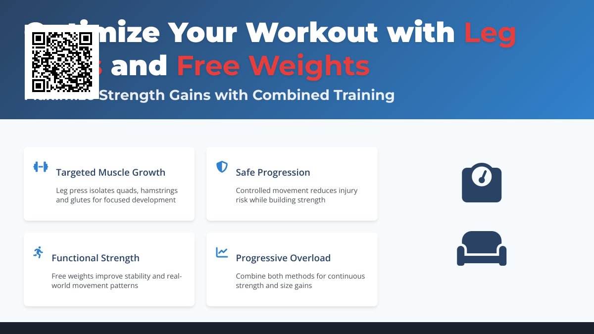 Maximizing Strength Gains: The Benefits of Combining Leg Press Machines with Free Weights Maximizing Strength Gains: The Benefits of Combining Leg Press Machines with Free Weights