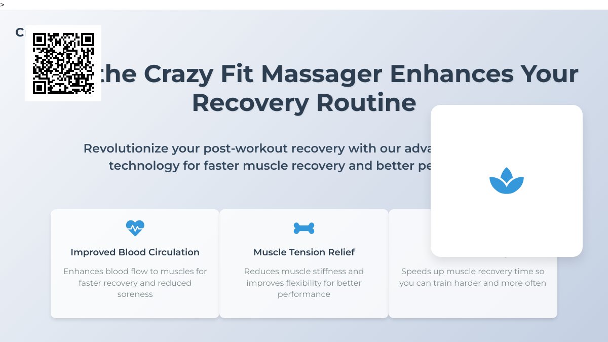 Revolutionize Your Recovery: The Surprising Benefits of the Crazy Fit Massager Revolutionize Your Recovery: The Surprising Benefits of the Crazy Fit Massager