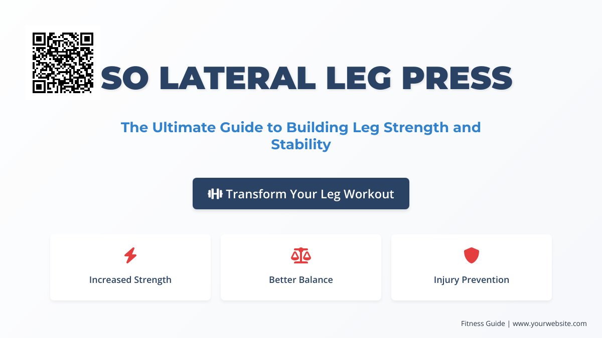 Maximizing Leg Strength: The Benefits of the Iso Lateral Leg Press Maximizing Leg Strength: The Benefits of the Iso Lateral Leg Press