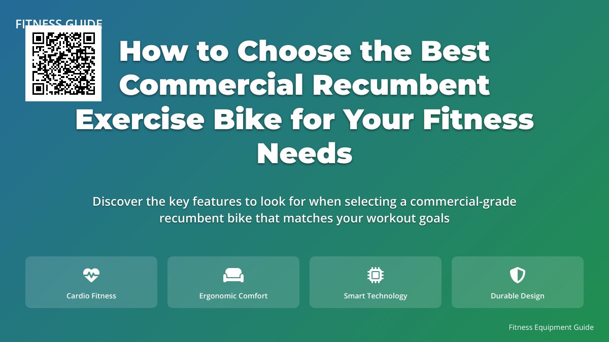 Top 10 Commercial Recumbent Exercise Bikes for Optimal Comfort and Performance Top 10 Commercial Recumbent Exercise Bikes for Optimal Comfort and Performance