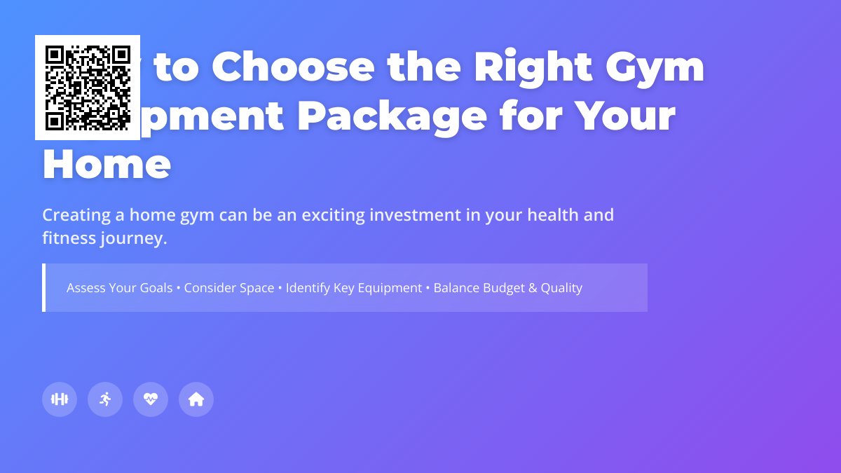 Essential Gym Equipment Packages: Your Ultimate Guide to Home Fitness Setup Essential Gym Equipment Packages: Your Ultimate Guide to Home Fitness Setup