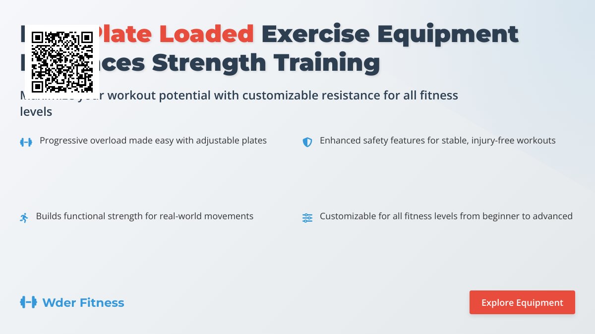 Maximizing Your Workout: The Benefits of Plate Loaded Exercise Equipment Maximizing Your Workout: The Benefits of Plate Loaded Exercise Equipment