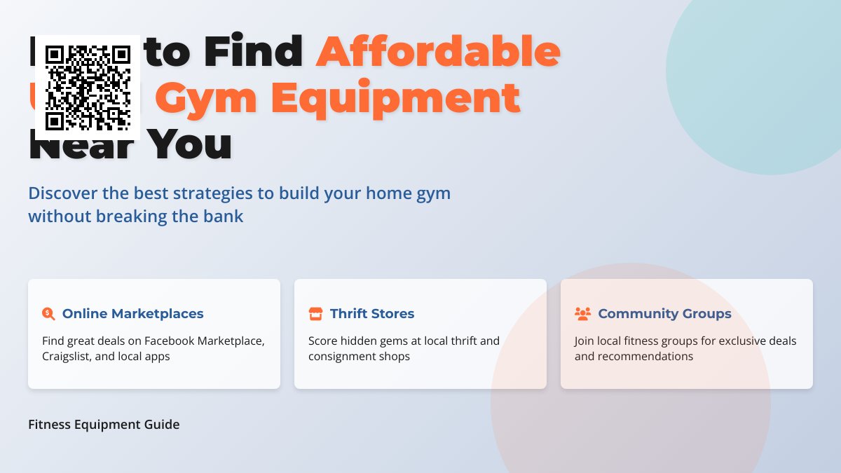 Finding Affordable Used Gym Equipment Near You: A Complete Guide Finding Affordable Used Gym Equipment Near You: A Complete Guide
