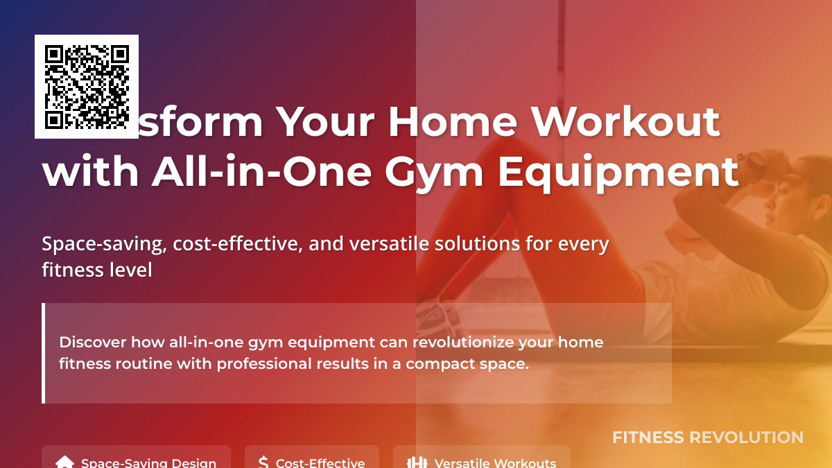 Revolutionizing Fitness: The Ultimate All-in-One Gym Equipment Guide Revolutionizing Fitness: The Ultimate All-in-One Gym Equipment Guide