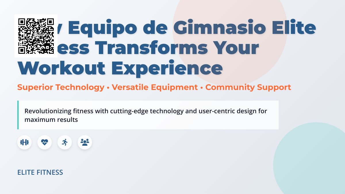 Equipo de Gimnasio Elite Fitness: Elevando tu Entrenamiento al Siguiente Nivel Equipo de Gimnasio Elite Fitness: Elevando tu Entrenamiento al Siguiente Nivel