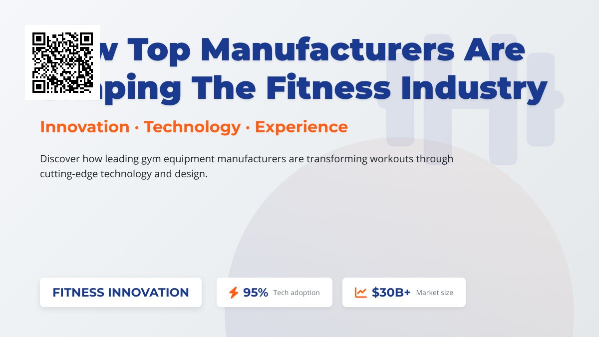 Exploring the Innovators: Leading Manufacturers of Gym Equipment in 2023 Exploring the Innovators: Leading Manufacturers of Gym Equipment in 2023