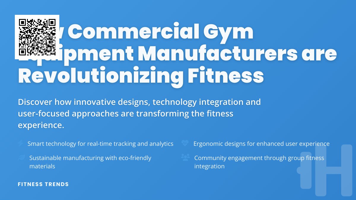 Innovations and Trends in Commercial Gym Equipment Manufacturing: A Look at Industry Leaders Innovations and Trends in Commercial Gym Equipment Manufacturing: A Look at Industry Leaders
