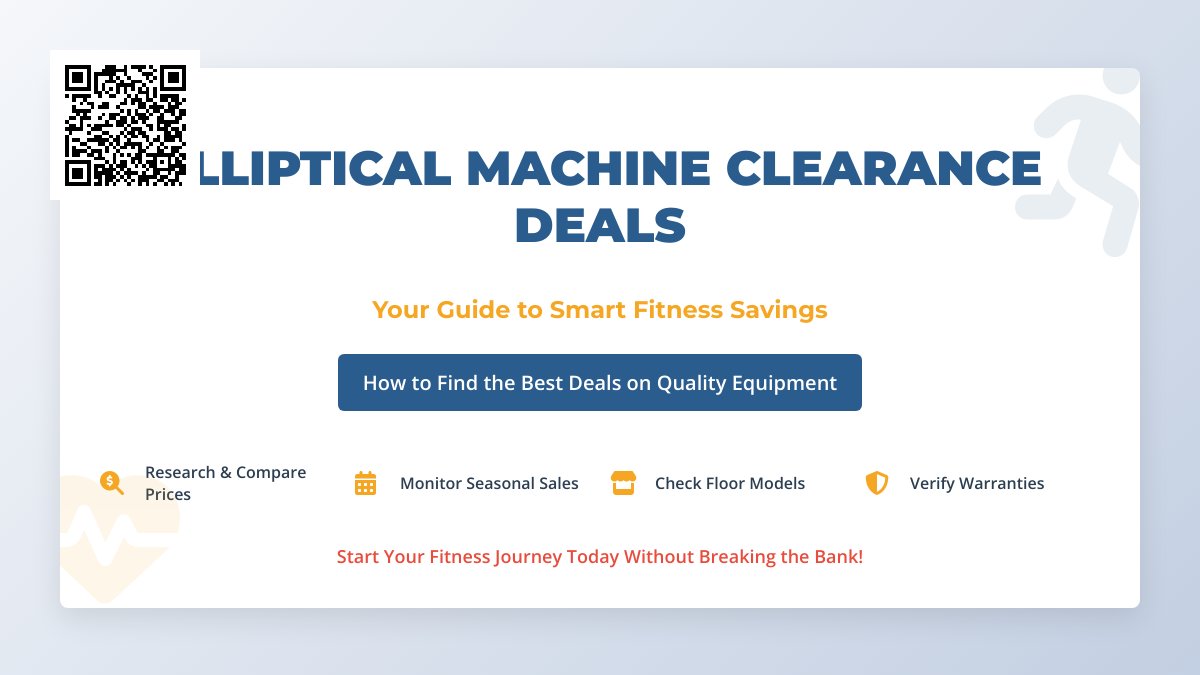 Unbeatable Deals: Elliptical Machine Clearance Sale You Can't Miss! Unbeatable Deals: Elliptical Machine Clearance Sale You Can't Miss!