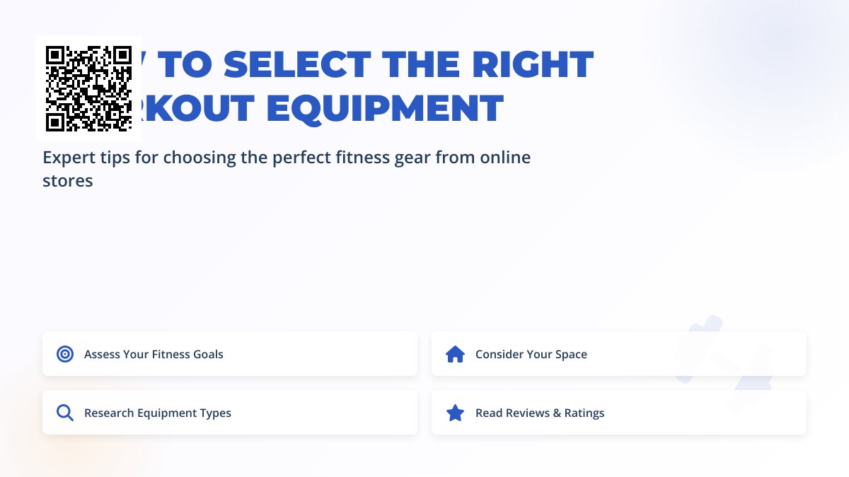 Ultimate Guide to Choosing the Best Workout Equipment from Your Favorite Online Store