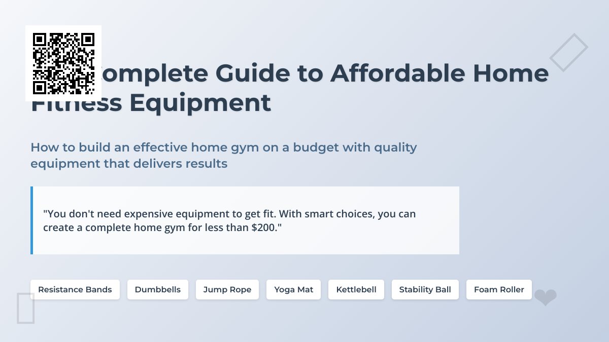 Affordable Home Fitness Equipment to Transform Your Workouts on a Budget Affordable Home Fitness Equipment to Transform Your Workouts on a Budget
