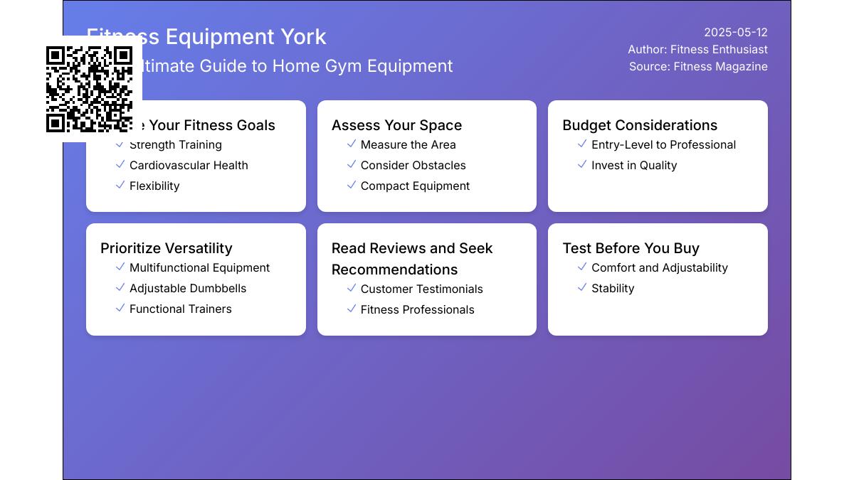 Top Fitness Equipment Brands Available in York for Your Home Gym Upgrade Top Fitness Equipment Brands Available in York for Your Home Gym Upgrade