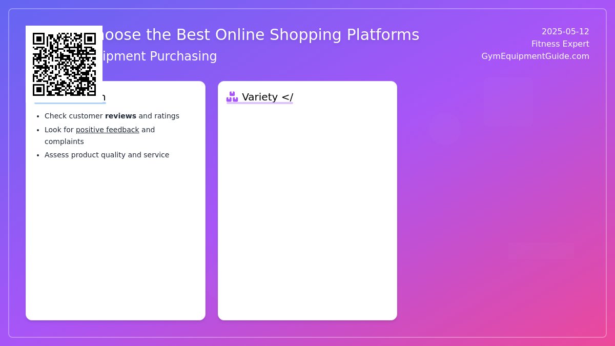 Ultimate Guide to Online Shopping for Gym Equipment: What You Need to Know