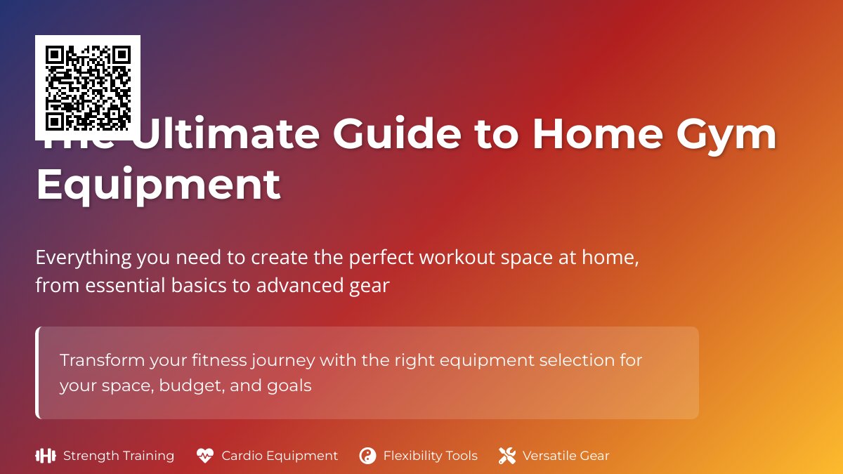 Top 10 Essential Gym Equipment for Every Home Workout Setup