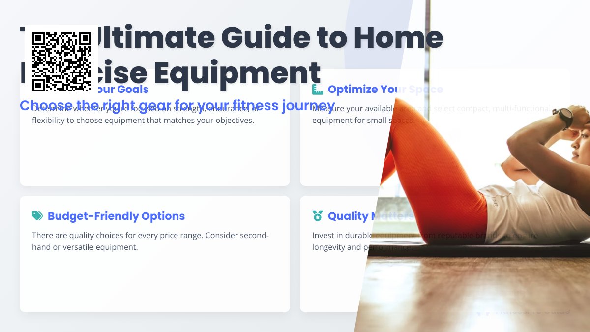 Maximize Your Home Workouts: Essential Exercise Equipment for Every Fitness Level