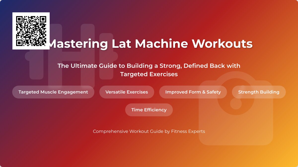 Unlocking the Benefits of Lat Machines: Your Guide to a Stronger Back Unlocking the Benefits of Lat Machines: Your Guide to a Stronger Back