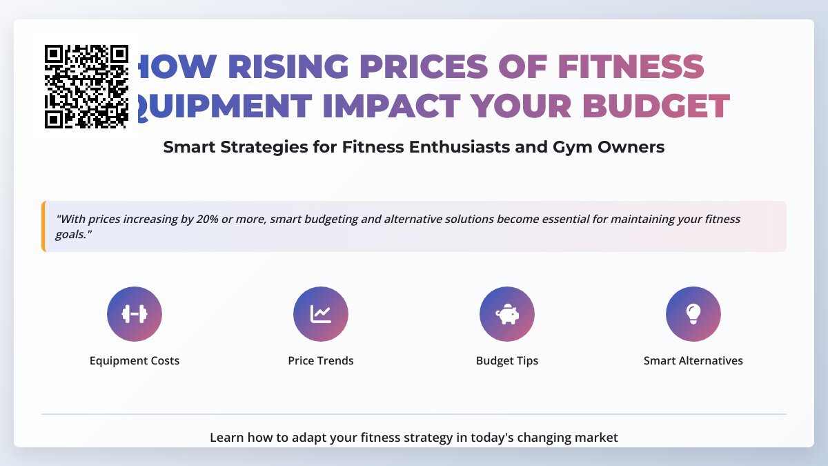 The Rising Costs of Fitness Equipment: What You Need to Know Before You Buy The Rising Costs of Fitness Equipment: What You Need to Know Before You Buy