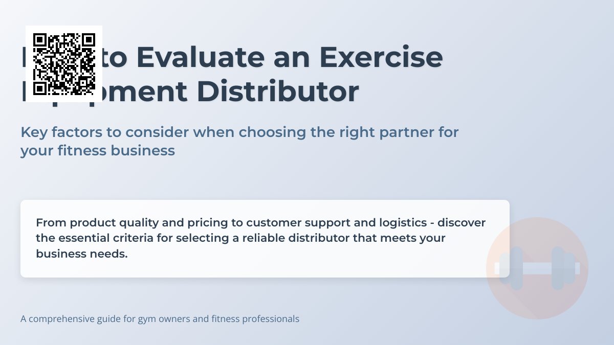 Essential Guide to Choosing the Right Exercise Equipment Distributor for Your Business Essential Guide to Choosing the Right Exercise Equipment Distributor for Your Business