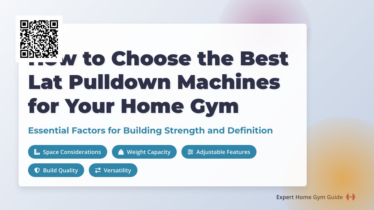 Top 5 Lat Pulldown Machines for Ultimate Back Development Top 5 Lat Pulldown Machines for Ultimate Back Development