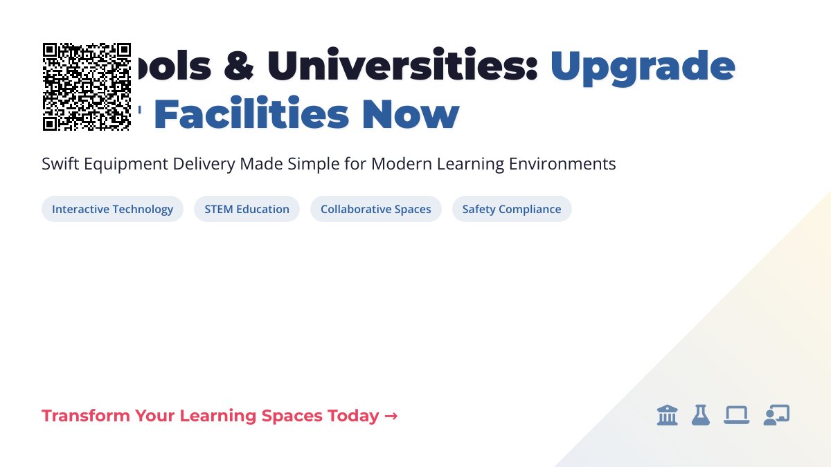 Schools & Universities: Modernize Your Campus – Get Started Today With Fast Equipment Installation
