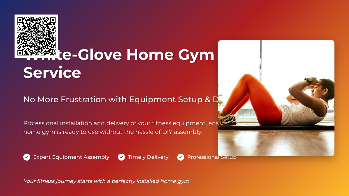 Tired of Waiting for Your Home Gym Equipment? Get Your Fitness Gear Delivered Fast with White-Glove Service