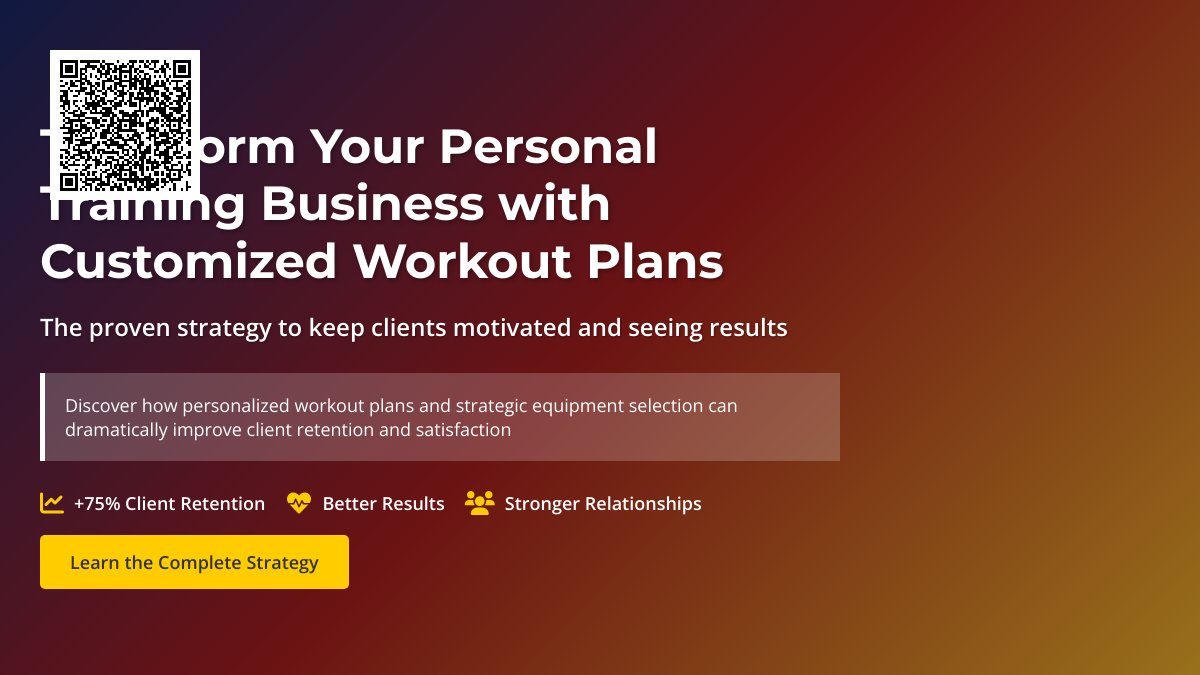 Personal Trainers Struggling to Keep Clients Motivated? The Key is Always Having Customized Equipment on Hand