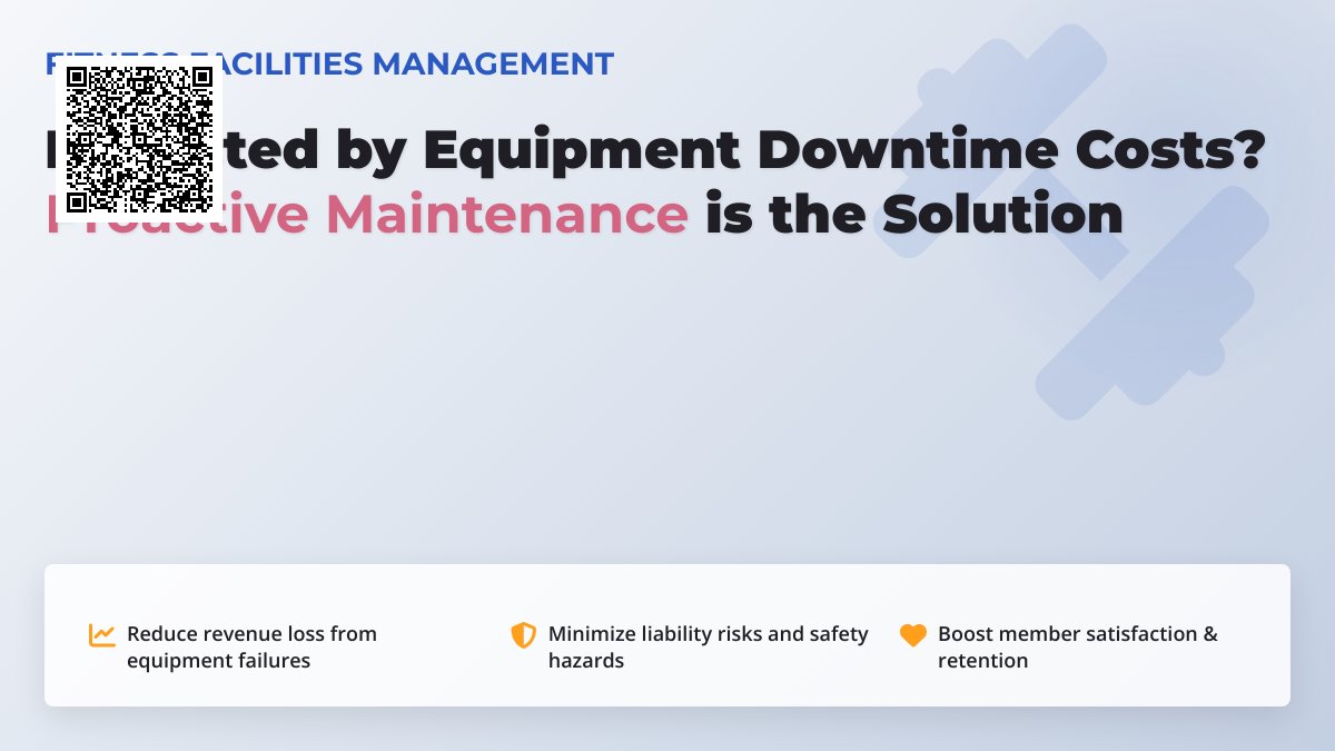 Fitness Studios Struggling with Equipment Downtime Costs? Get Quick Replacement Solutions with Proactive Maintenance Fitness Studios Struggling with Equipment Downtime Costs? Get Quick Replacement Solutions with Proactive Maintenance