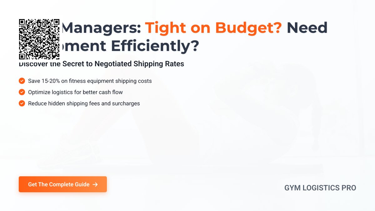 Gym Managers: Struggling With Tight Budgets? Find Out How to Get Your Gym Equipment Efficiently – With Proven Negotiated Shipping Rates Gym Managers: Struggling With Tight Budgets? Find Out How to Get Your Gym Equipment Efficiently – With Proven Negotiated Shipping Rates