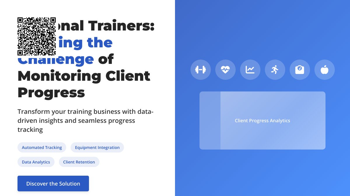 Tracking Client Progress a Struggle? Upgrade Your Tools with Data-Driven Equipment – Meet Our Integrated Training Solution Tracking Client Progress a Struggle? Upgrade Your Tools with Data-Driven Equipment – Meet Our Integrated Training Solution