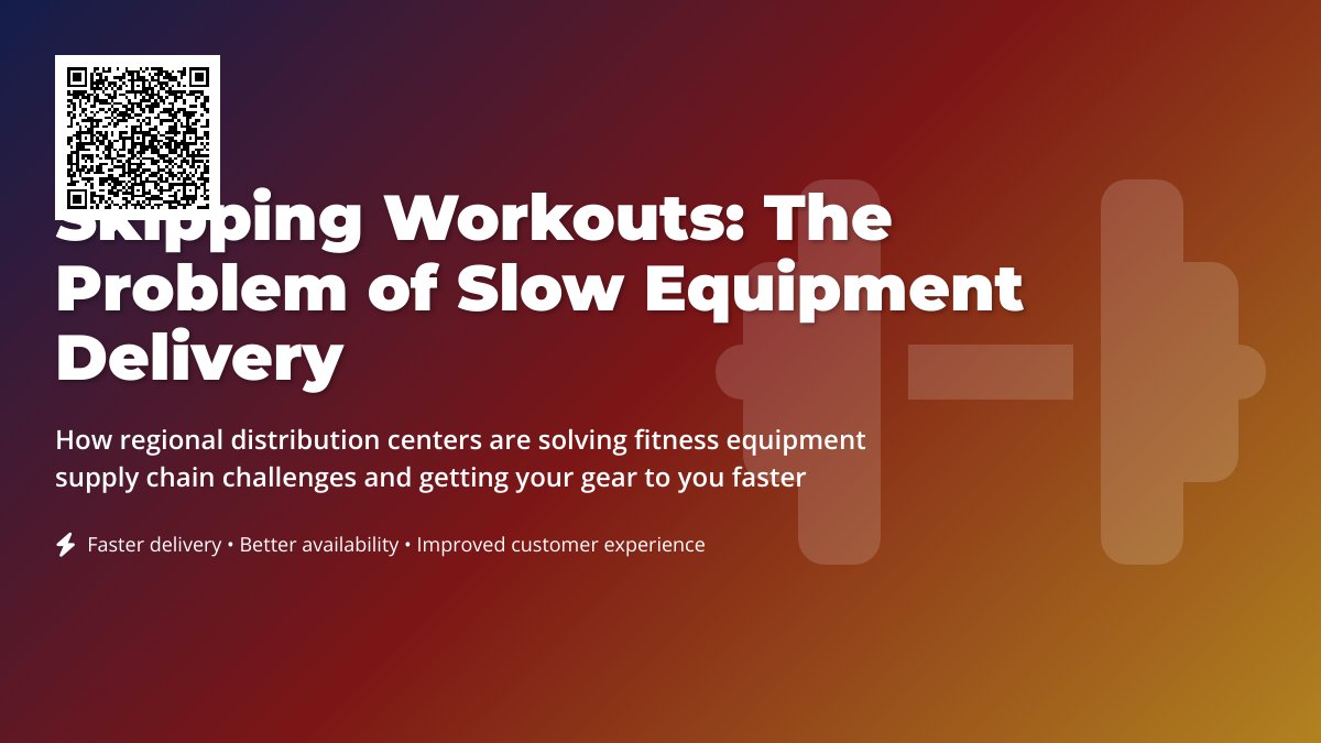 Skipping Workouts Because You Don’t Have Equipment? Discover How Regional Distribution Centers Provide Quick Access to Gear. Skipping Workouts Because You Don’t Have Equipment? Discover How Regional Distribution Centers Provide Quick Access to Gear.