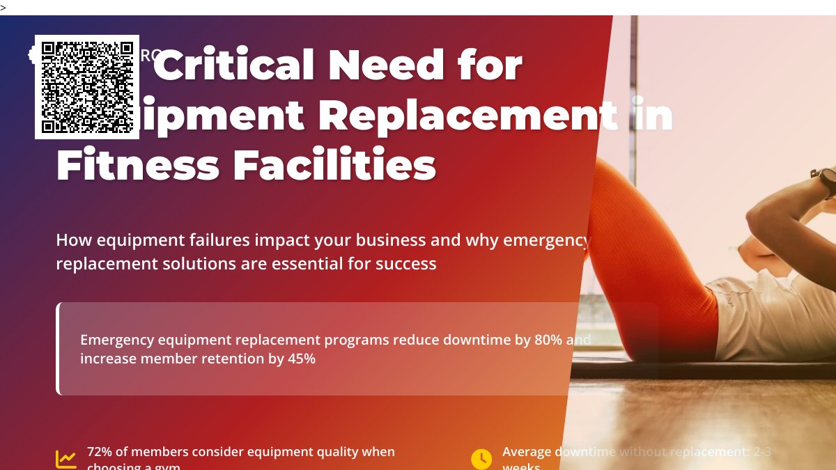 Fitness Equipment Malfunctions Plague Your Studio? Discover the Ultimate Solution for Fast Equipment Replacement! Fitness Equipment Malfunctions Plague Your Studio? Discover the Ultimate Solution for Fast Equipment Replacement!